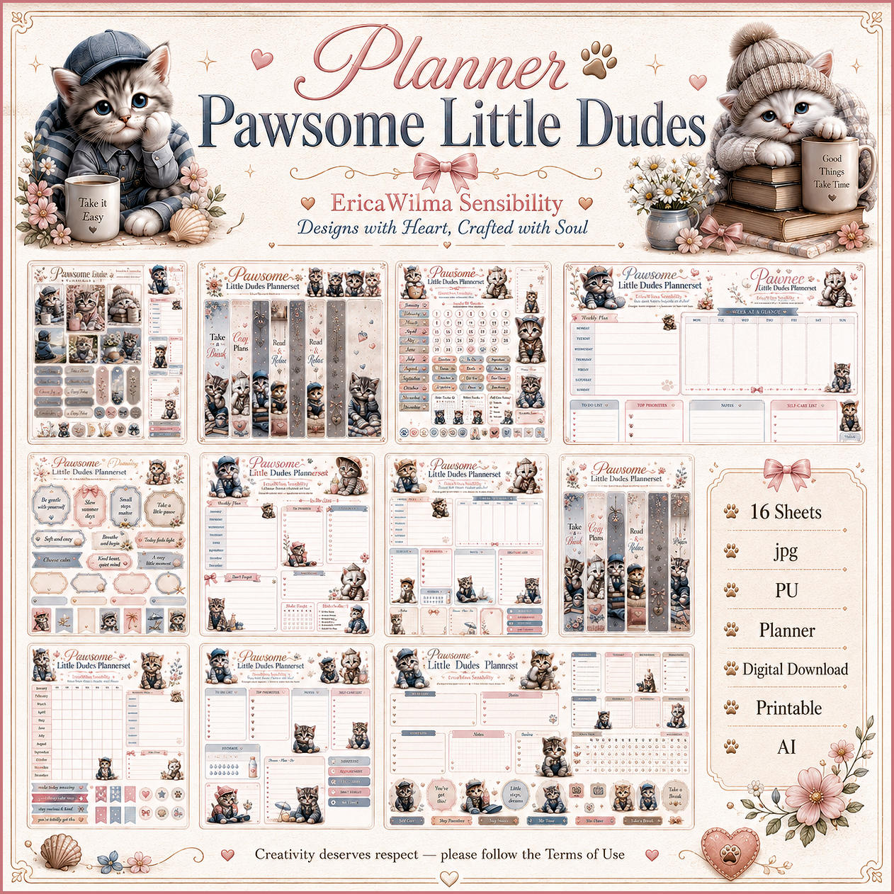 (image for) EW AI Plannerset Pawesome little dudes 2026